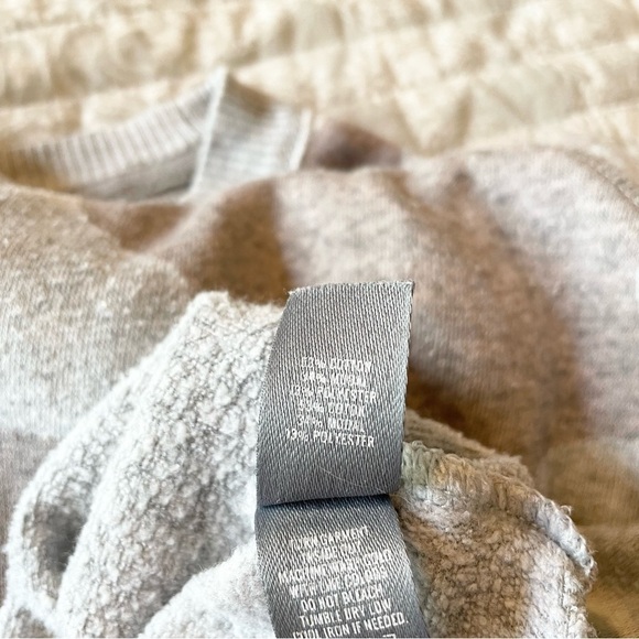 Aerie Grey Brown Camo Camouflage Lightweight Sweatshirt Small - Picture 6 of 8